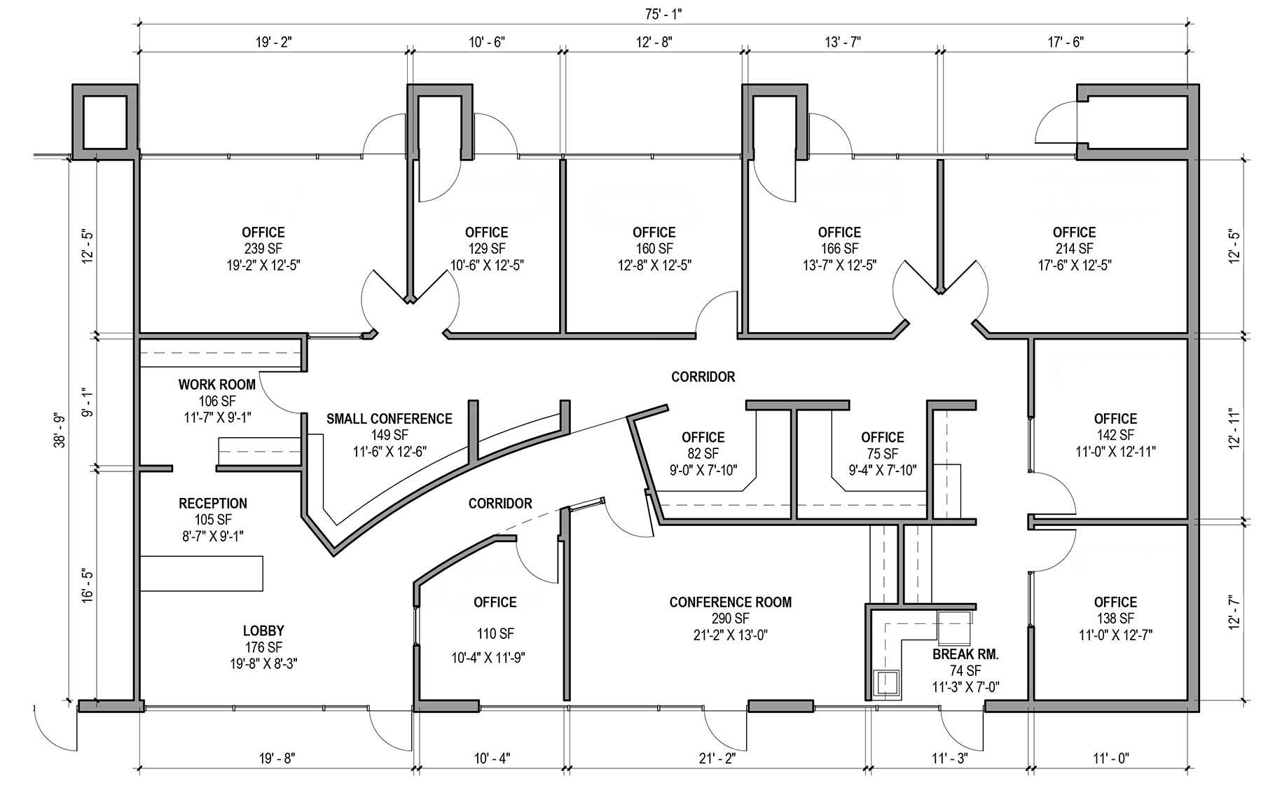 Suite 103 floor plan